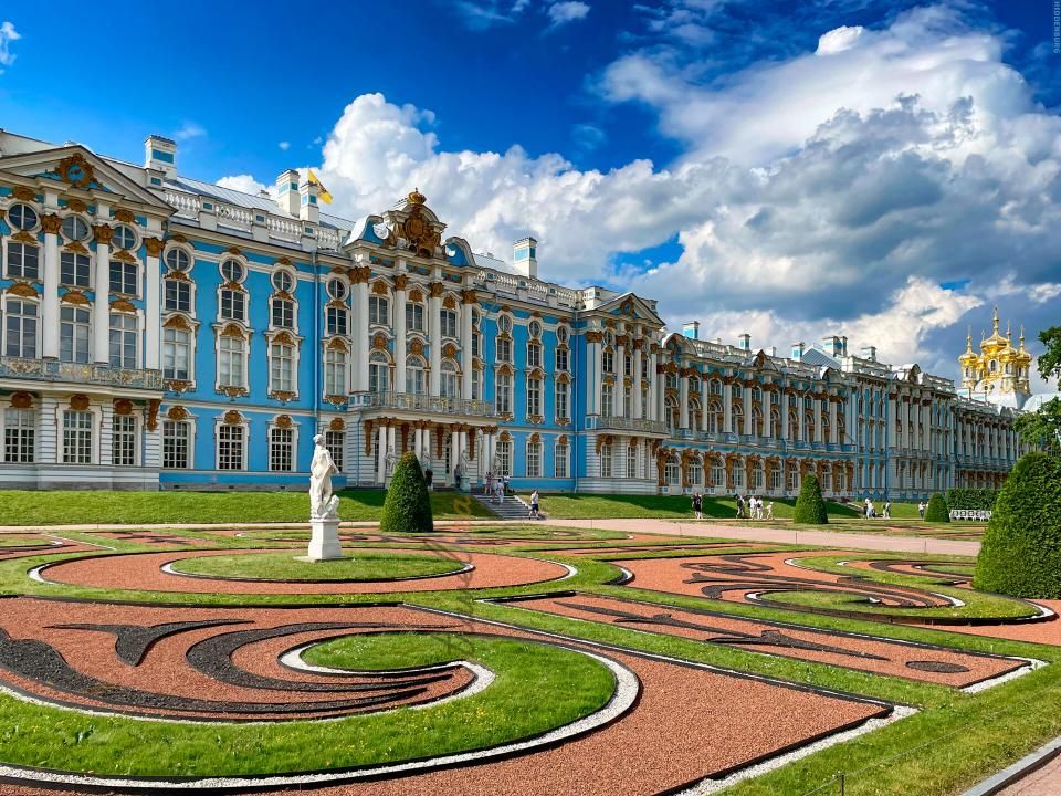 Пушкин. Екатерининский дворец, Янтарная комната