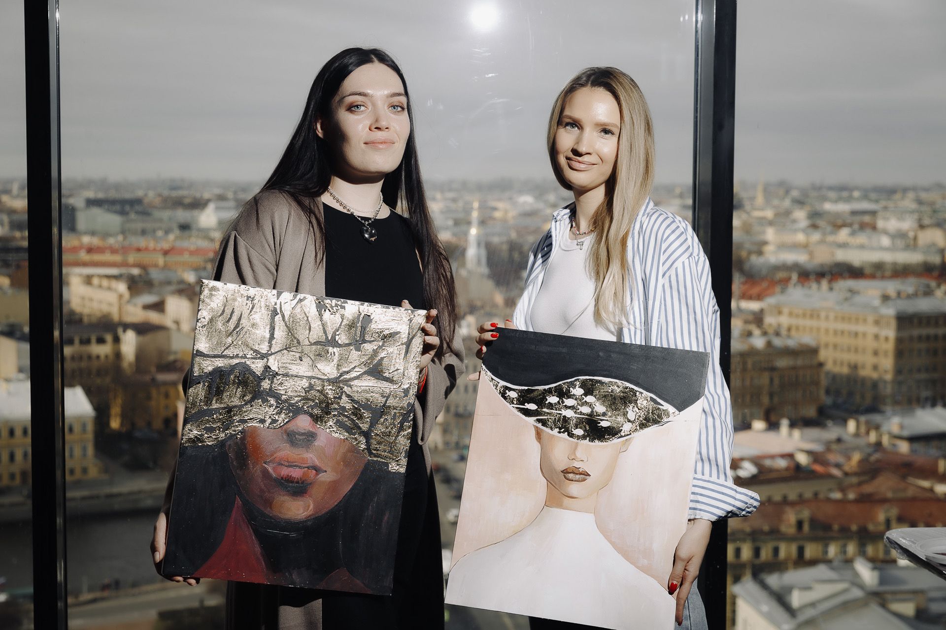 Арт-вечеринка  Artvibes. Рисуем акрилом на холсте с видом на Аврору