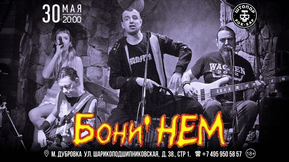 шоу-кавер-бэнд Бони НЕМ