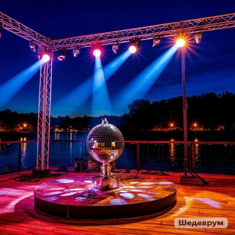Гранд-круиз "Диско 80-90-х" на открытой палубе теплохода