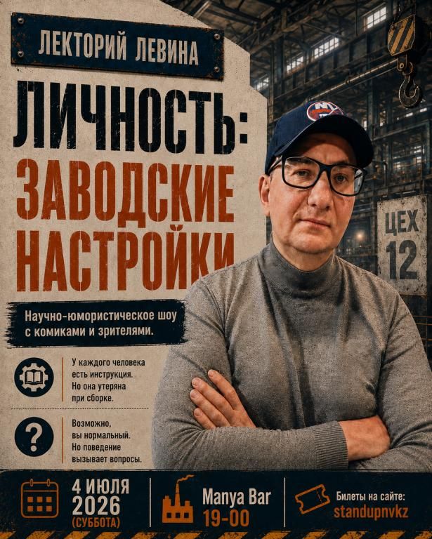 ЛЕКТОРИЙ ЛЕВИНА «Личность: Заводские настройки»
