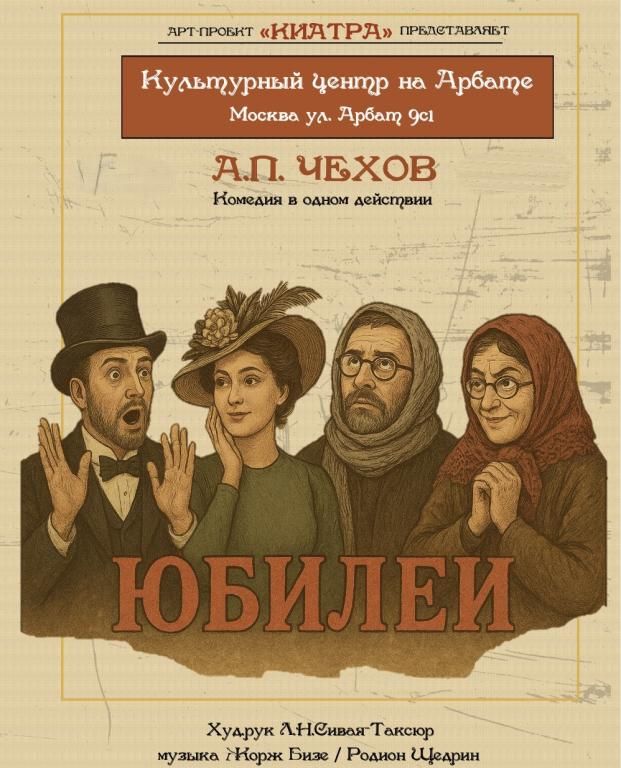 Спектакль по пьесе Антона Павловича Чехова "Юбилей"