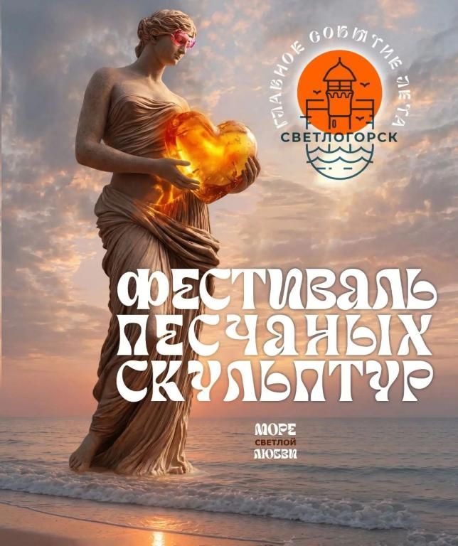 Фестиваль песчаных скульптур "Море светлой любви" г. Светлогорск