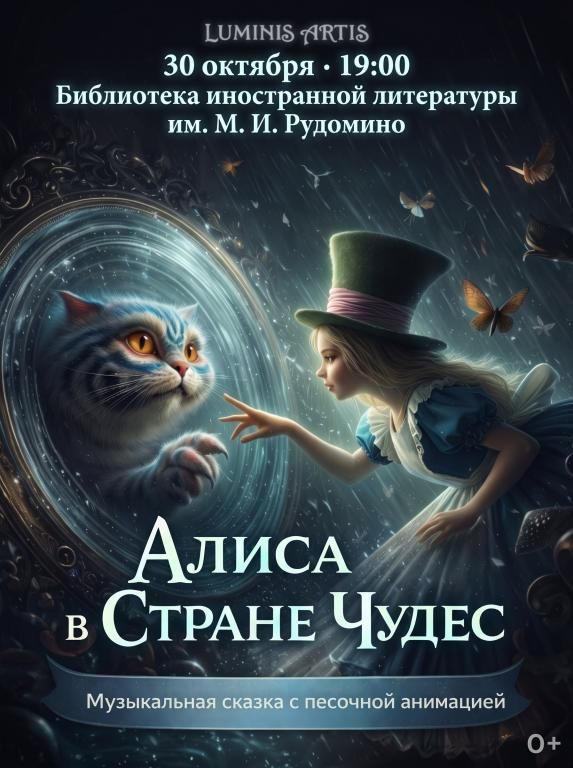 Алиса в стране чудес. Музыкальная сказка с песочной анимацией для всей семьи