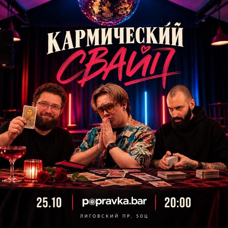 Юмористическое шоу знакомств "Кармический свайп"
