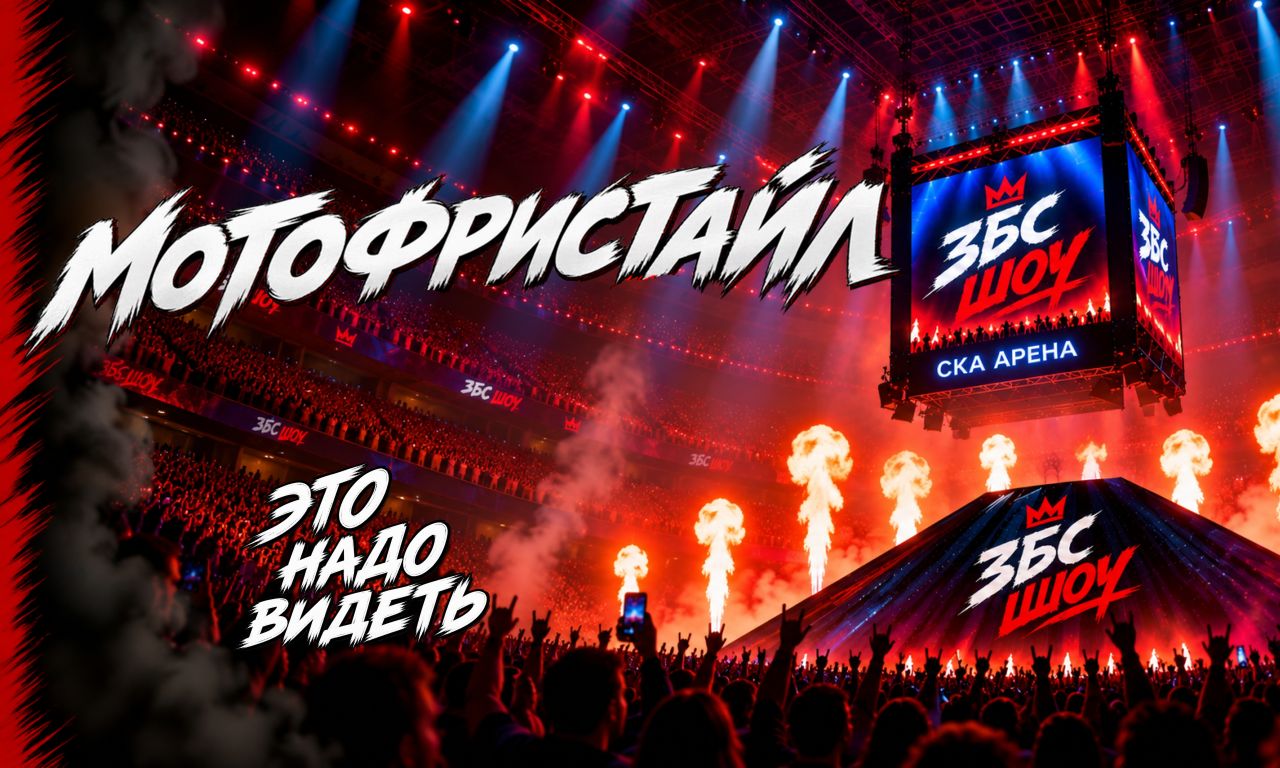 ЗБС ШОУ мотофристайл СПб СКА Арена