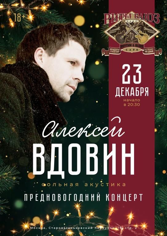 Концерт Алексей Вдовин