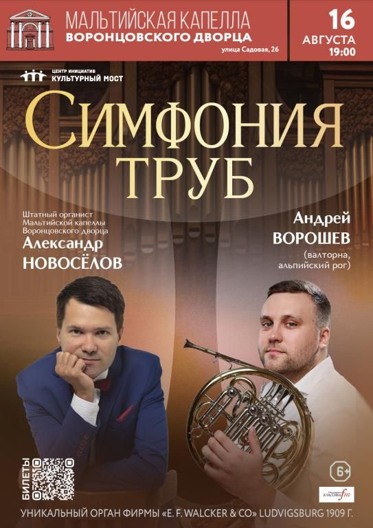 Исторический орган в Мальтийской капелле. Симфония труб