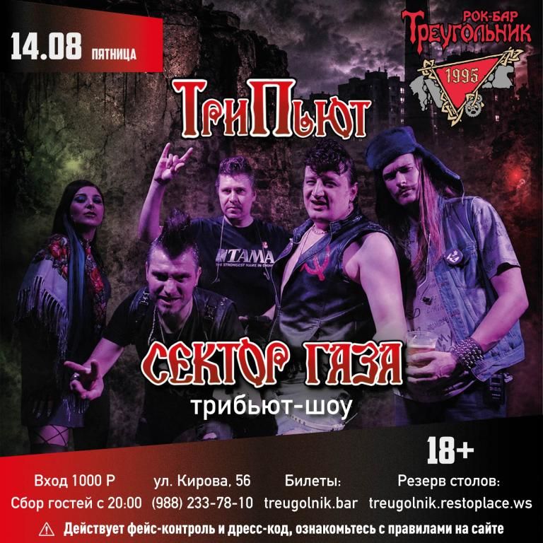 ТРИПЬЮТ | СЕКТОР ГАЗА трибьют
