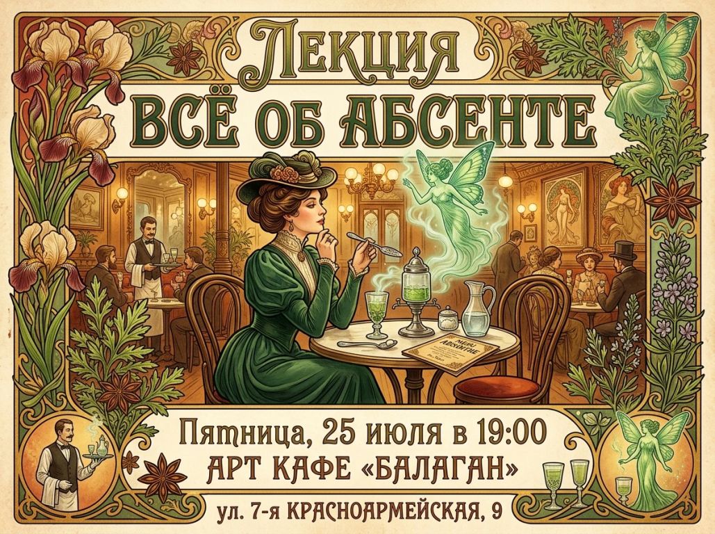 Интерактивная лекция - Всё об абсенте.