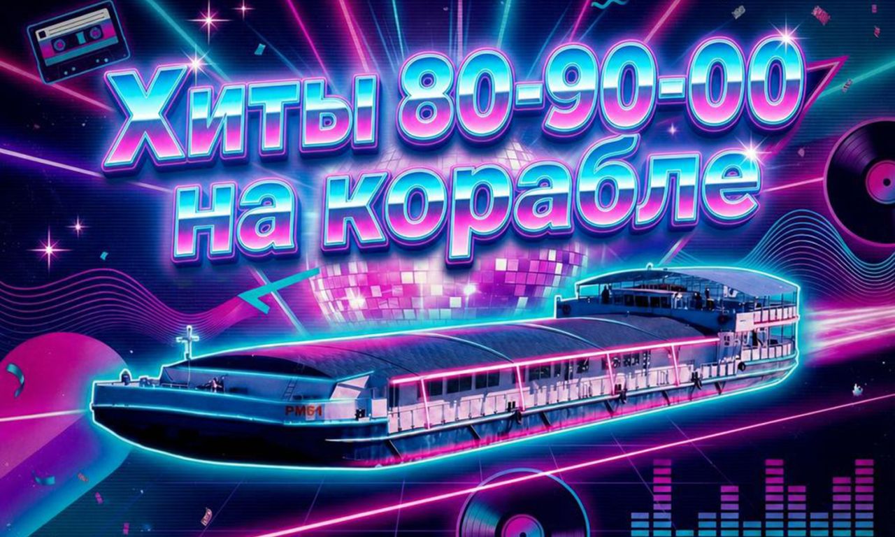 Дискотека «Хиты 80-90-00 на корабле»