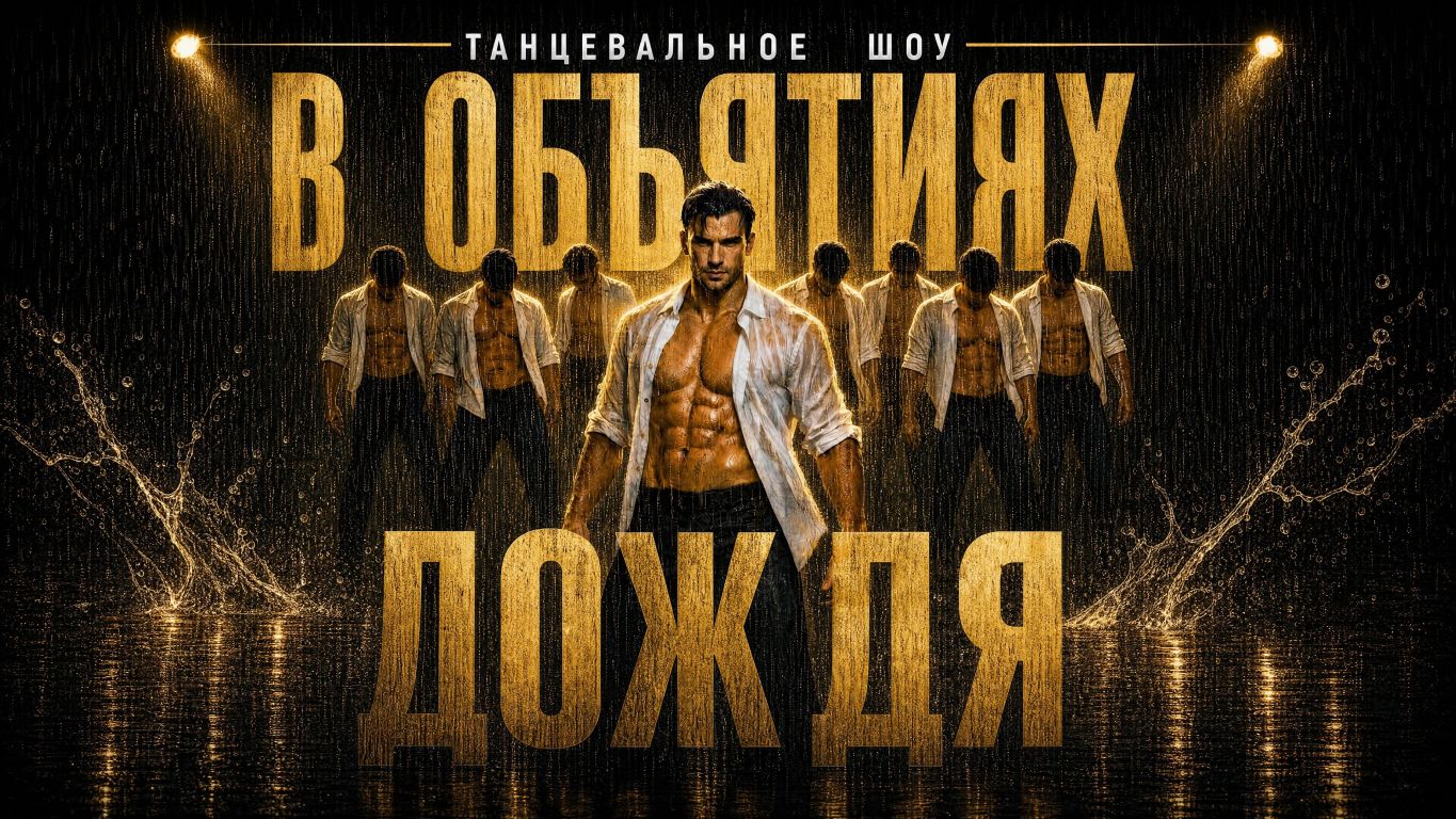 В ОБЪЯТИЯХ ДОЖДЯ - танцевальное шоу с дождем