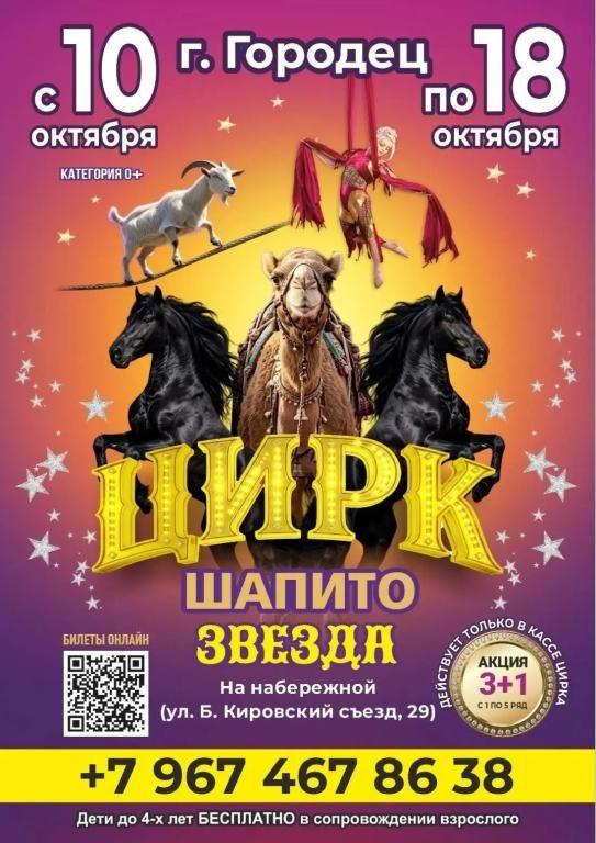 Цирк шапито "Звезда" В г. Городец